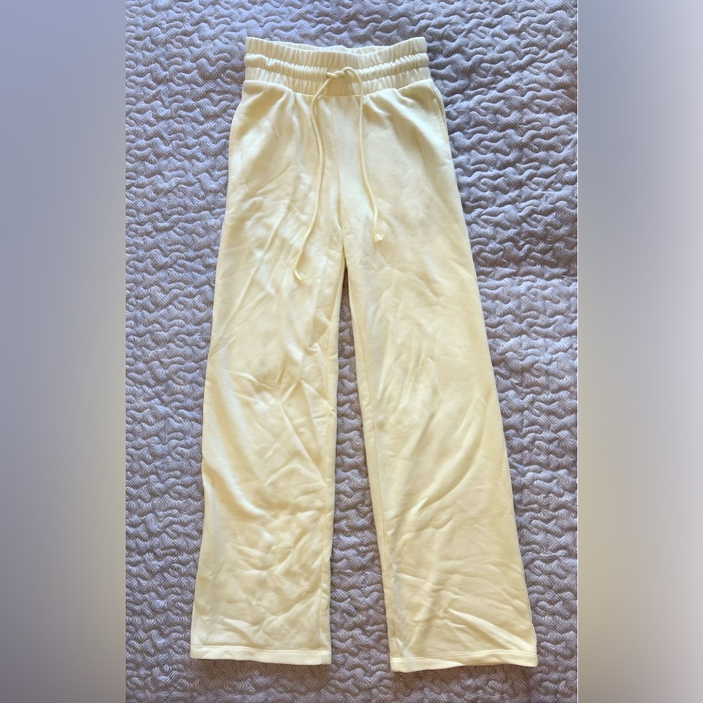 Yellow Drawstring Lounge Pants